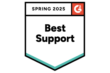 G2 Badges Best support 2025 Userlytics