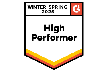 G2 Badges High performer 2025 Userlytics