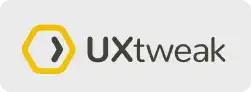 uxtweak logo vs userlytics. Click here to see the comparison 