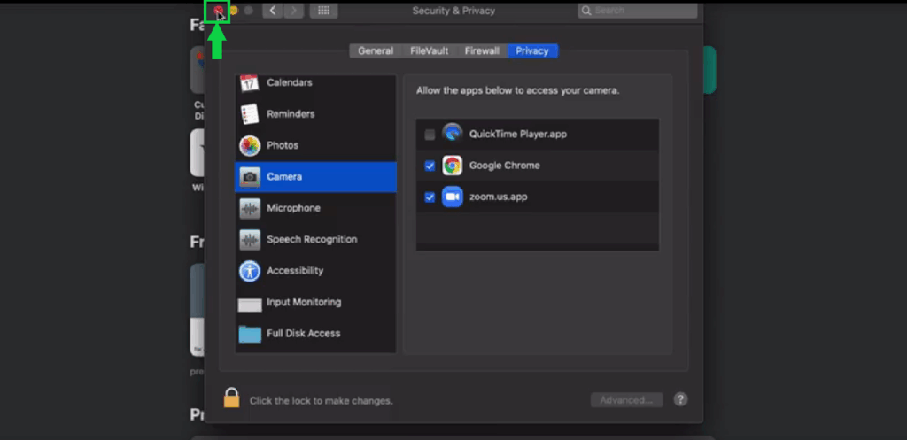 mac os - Close the “Security & Privacy” tab