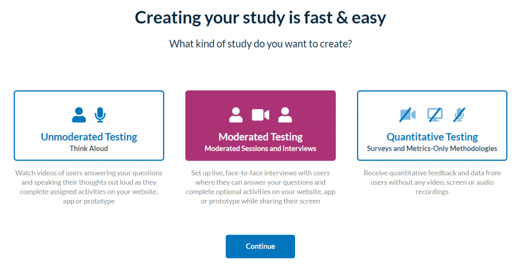 Userlytics - creating your study