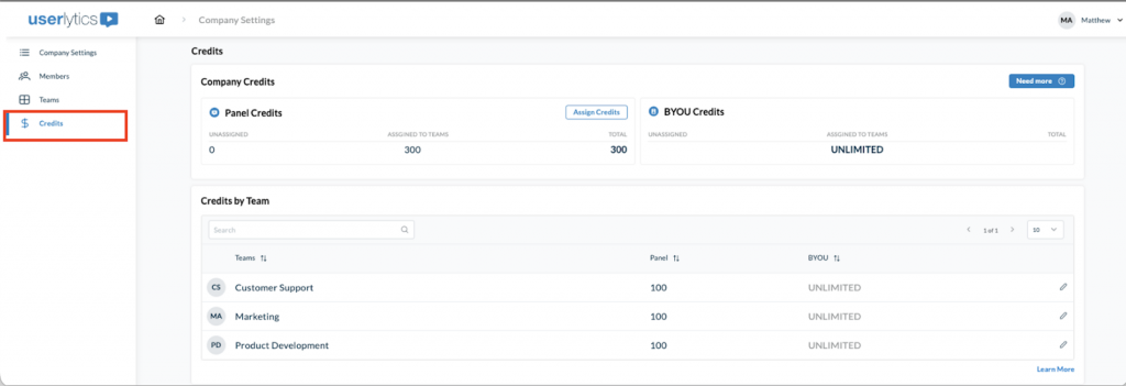 Userlytics Project and Account Management System (PAM)