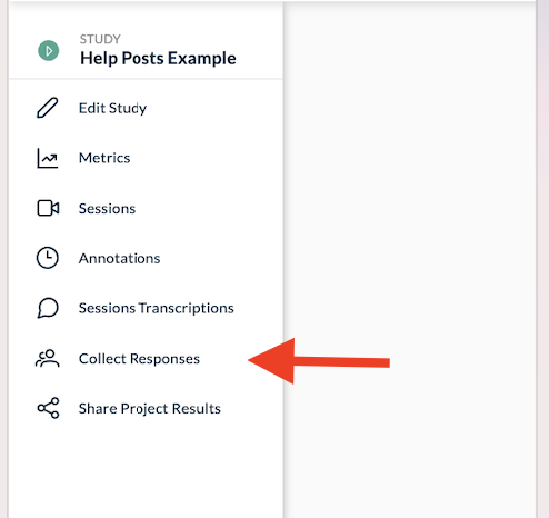 Userlytics platform - collect responses