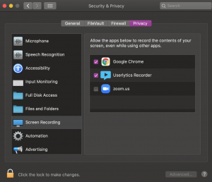 How to Use Userlytics Unmoderated Testing Web Recorder - Catalina update for Mac Users