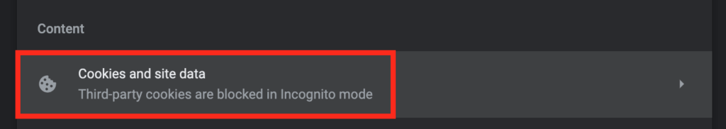 Userlytics - How to Enable Cookies in your Browser - Click Cookies and site data