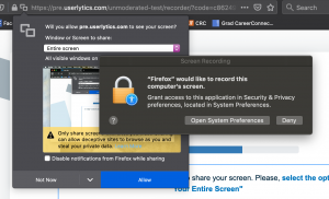 No-Download Web Recorder on Firefox - Enable screen recording on a mac