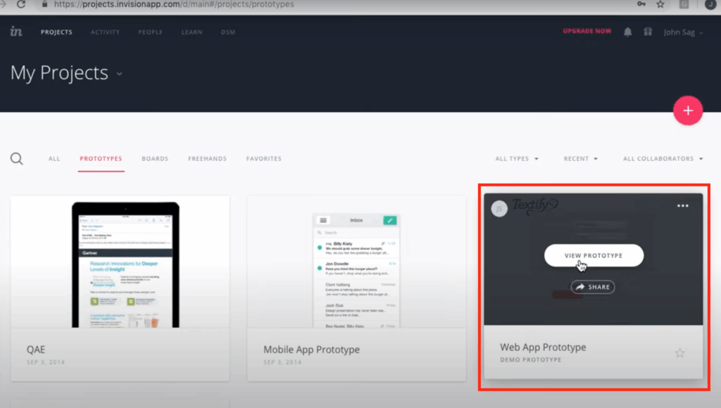 Prototypes Compatible with Userlytics - Log into Invision