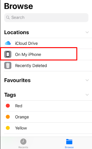 Recover iOS files - Tap On My iPhone