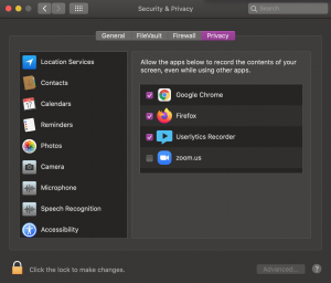 No-Download Web Recorder on Firefox - Open System Preferences