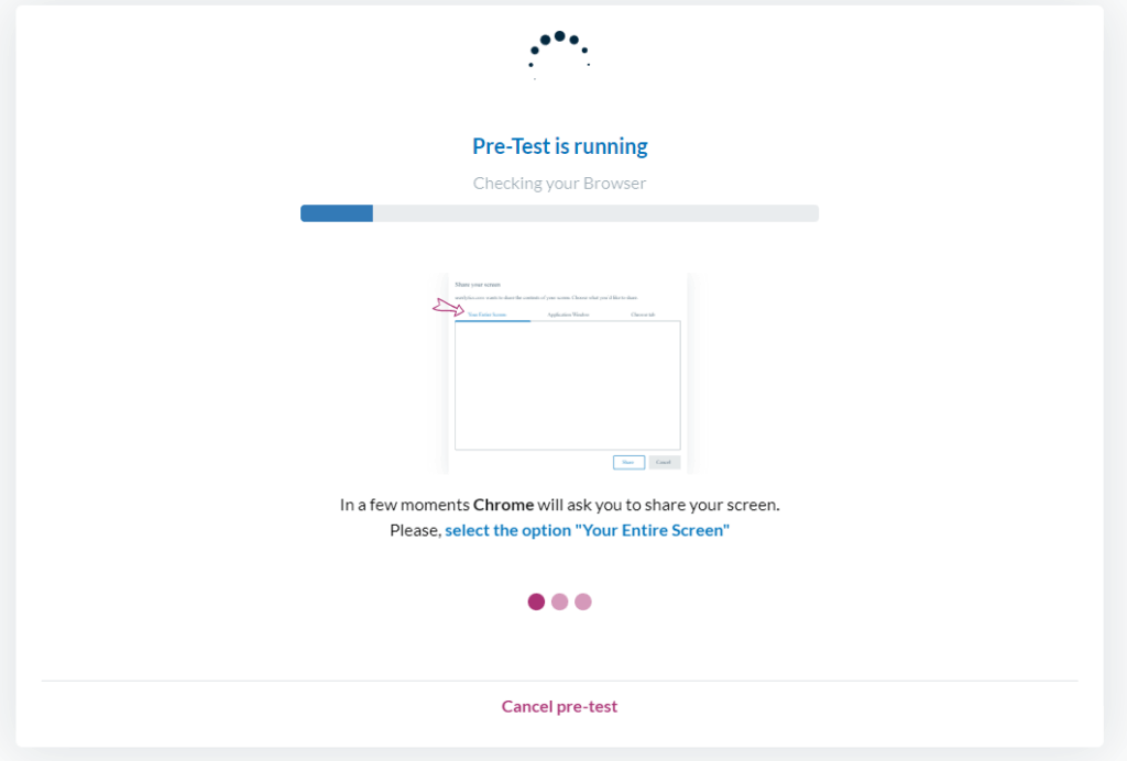 Live Conversation Guide for Testers - Pre-Test is running