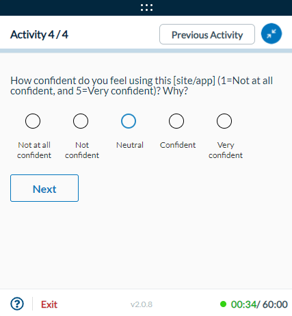 How to Use Userlytics Unmoderated Testing Web Recorder - sample tasks