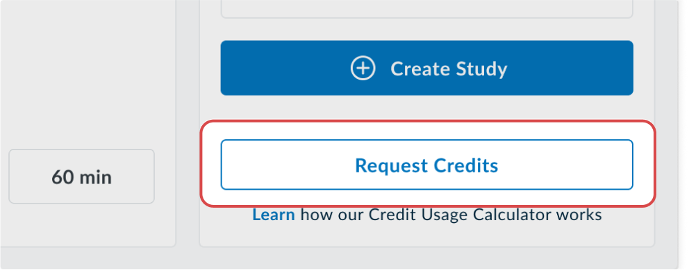 Userlytics - Request Credits