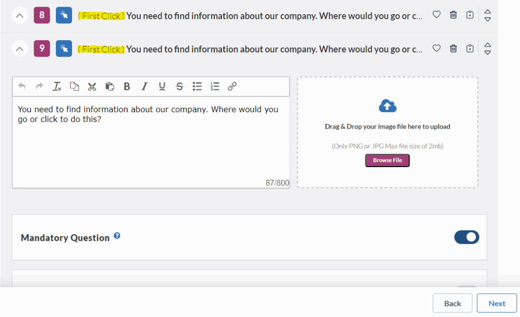 Userlytics A/B Testing - Test two variants