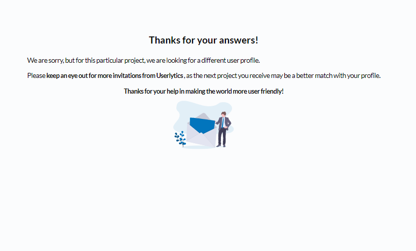 How to Use Userlytics Unmoderated Testing Web Recorder - Thanks for your answers message.