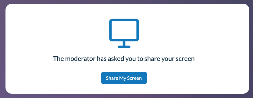 Live Conversation Guide for Testers - Share my screen
