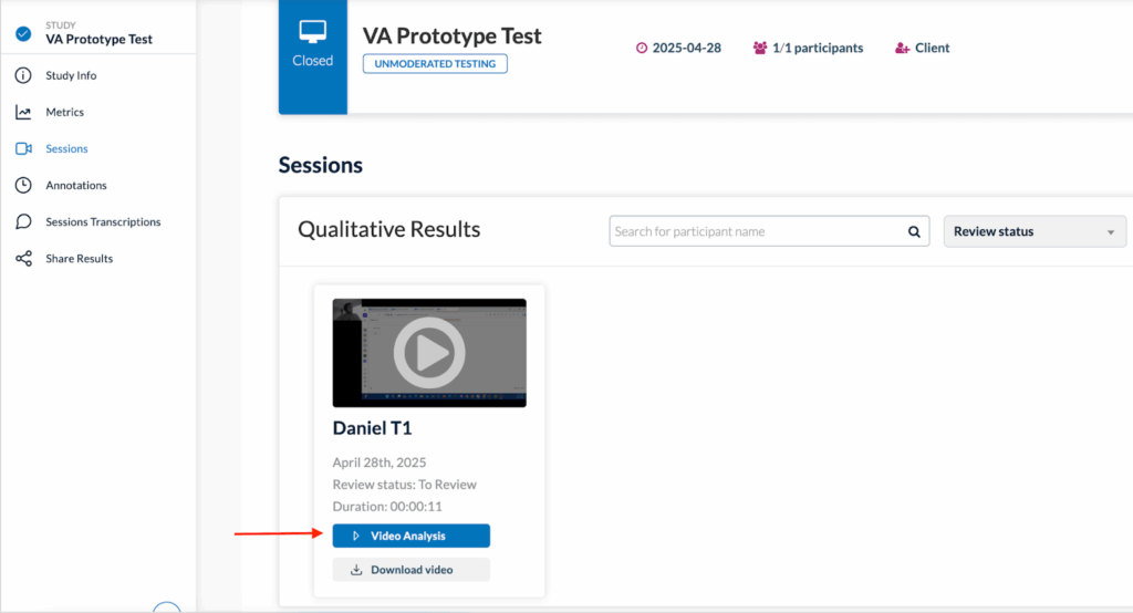 Userlytics - video analysis