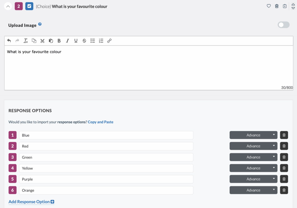 Userlytics Skipping Logic - Drop down menu