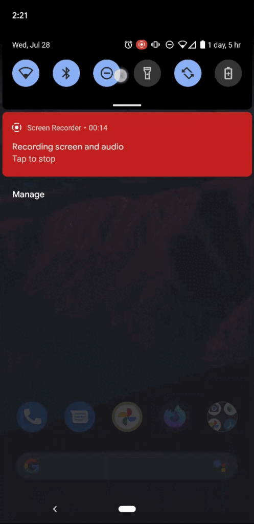 Enable Touches on your Android Device - Open the settings
