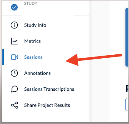 Userlytics - How to Create and Share Test Annotations - click sessions