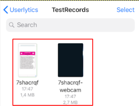 Recover iOS files - Send all the files you find